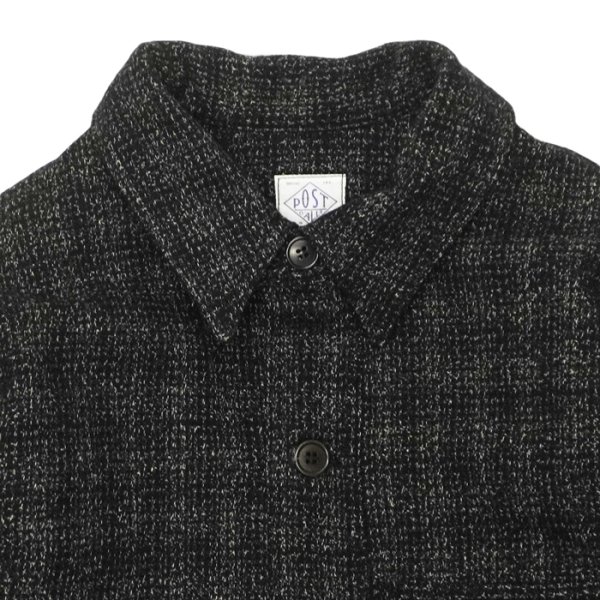画像4: Post O'Alls（ポストオーバーオールズ）CRUZER 5-R（クルーザー 5-R）"wool/cotton nep" / Solt&Pepper（ソルト＆ペッパー） (4)