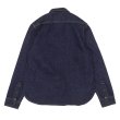 画像2: STUDIO D'ARTISAN（ステュディオ・ダ・ルチザン）14oz デニムワークシャツ / Indigo（インディゴ）※ワンウォッシュ (2)