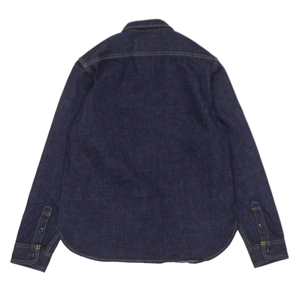 画像2: STUDIO D'ARTISAN（ステュディオ・ダ・ルチザン）14oz デニムワークシャツ / Indigo（インディゴ）※ワンウォッシュ (2)