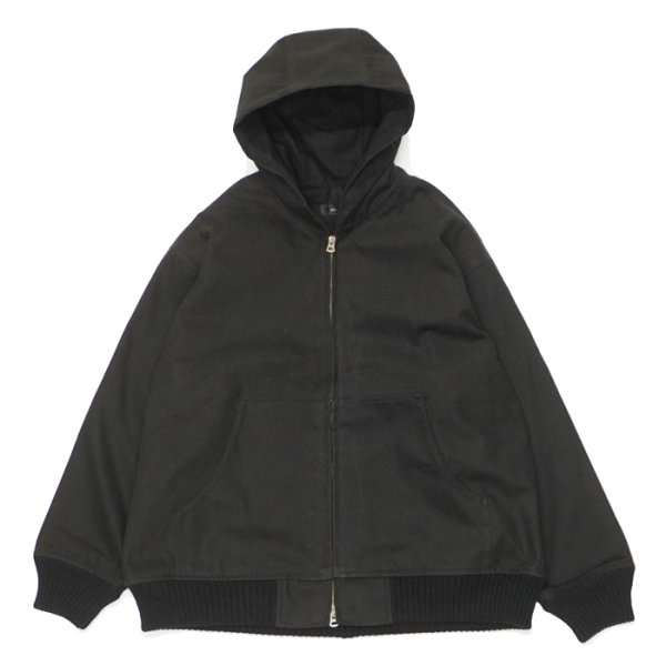 画像1: alvana(アルヴァナ)DUCK WOOL DETROIT PARKA(ダックウールデトロイトパーカ)/ INK Black(インクブラック) (1)