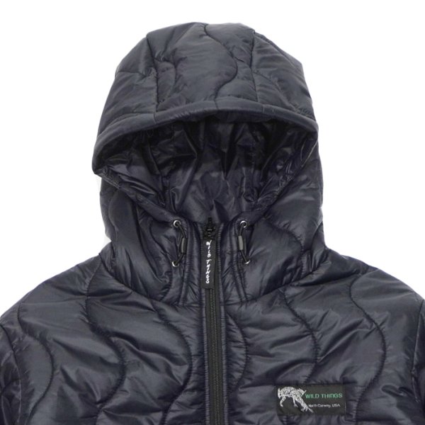 画像4:  WILD THINGS(ワイルドシングス)REVERSIBLE BELEY JACKET(リバーシブルビレイジャケット)”PRIMALOFT BLACK INSULATION+PERTEX QUANTUM" / Black×Black(ブラック×ブラック) (4)