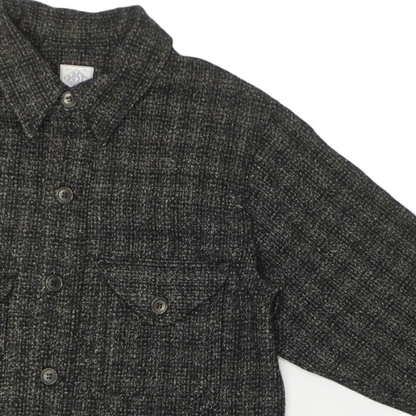 画像5: Post O'Alls（ポストオーバーオールズ）CRUZER 5-R（クルーザー 5-R）"wool/cotton nep" / Solt&Pepper（ソルト＆ペッパー） (5)