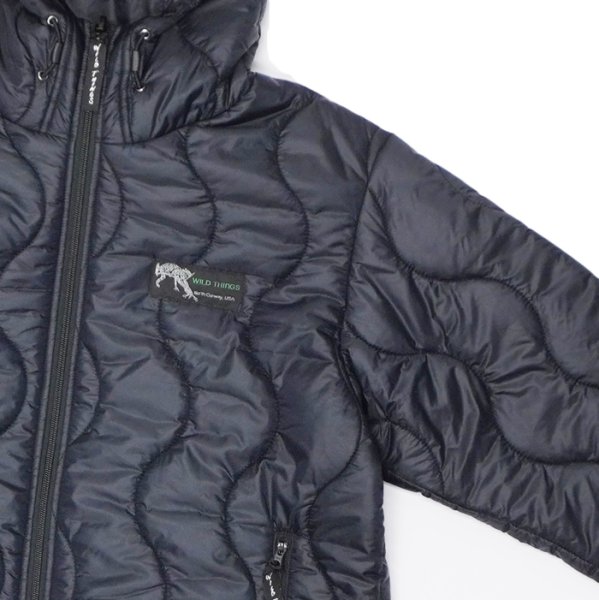画像5:  WILD THINGS(ワイルドシングス)REVERSIBLE BELEY JACKET(リバーシブルビレイジャケット)”PRIMALOFT BLACK INSULATION+PERTEX QUANTUM" / Black×Black(ブラック×ブラック) (5)