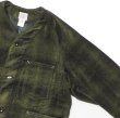 画像5: Post O'Alls（ポストオーバーオールズ）POST47 DV（ポスト47 ノーカラーモデル）"needle punch" / Brown×Green（ブラウン×グリーン） (5)