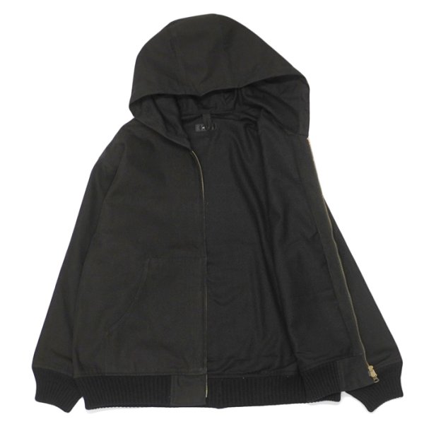 画像3: alvana(アルヴァナ)DUCK WOOL DETROIT PARKA(ダックウールデトロイトパーカ)/ INK Black(インクブラック) (3)