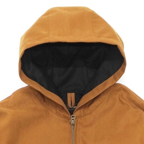 画像4: alvana(アルヴァナ)DUCK WOOL DETROIT PARKA(ダックウールデトロイトパーカ)/ Brown(ブラウン) (4)