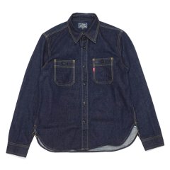 STUDIO D'ARTISAN（ステュディオ・ダ・ルチザン）14oz デニムワークシャツ / Indigo（インディゴ）※ワンウォッシュ