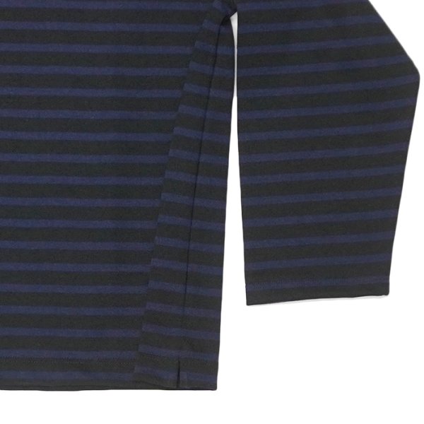 画像5: SAINT JAMES(セントジェームス)OUESSANT LOOSE(ウエッソン・ルーズ)"BORDER" / NOIR×NAVY(ブラック×ネイビー) (5)