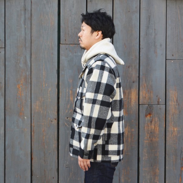 画像13: FILSON(フィルソン)MACKINAW WOOL CRUISER(マッキーノウールクルーザー)/NATURAL×BLACK(ナチュラル×ブラック) (13)