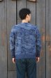画像9: ＜30％OFF＞STUDIO D'ARTISAN（ステュディオ・ダ・ルチザン）百豚カモフラージュニットカーディガン / Navy（ネイビー） (9)