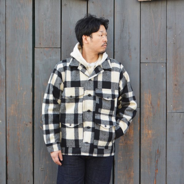 画像12: FILSON(フィルソン)MACKINAW WOOL CRUISER(マッキーノウールクルーザー)/NATURAL×BLACK(ナチュラル×ブラック) (12)