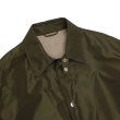 画像4: KAPTAIN SUNSHINE（キャプテンサンシャイン）Silk Poly Coach Jacket（シルクポリコーチジャケット）"High Count Silk Polyester Weather" / Olive（オリーブ） (4)