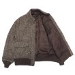 画像3: KAPTAIN SUNSHINE（キャプテンサンシャイン）Flight Jacket（フライトジャケット）"alpaca Merinowool Mix Tweed" / Herringbone（ヘリンボーン） (3)