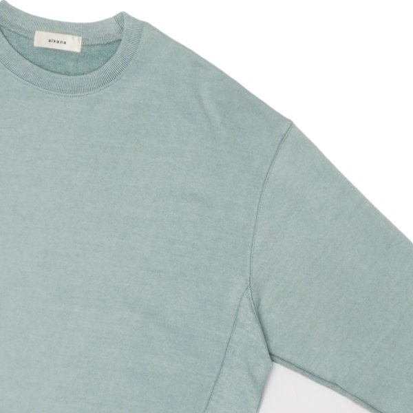 画像4: alvana（アルヴァナ）VINTAGE SAHPE SWEAT（ヴィンテージシェイプスウェット）/ Vintage Sax（ヴィンテージサックス） (4)