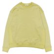 画像1: alvana（アルヴァナ）VINTAGE SAHPE SWEAT（ヴィンテージシェイプスウェット）/ Smoke Yellow（スモークイエロー） (1)