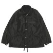画像1: KAPTAIN SUNSHINE（キャプテンサンシャイン）Silk Poly Coach Jacket（シルクポリコーチジャケット）"High Count Silk Polyester Weather" / Black（ブラック） (1)