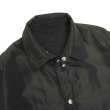 画像4: KAPTAIN SUNSHINE（キャプテンサンシャイン）Silk Poly Coach Jacket（シルクポリコーチジャケット）"High Count Silk Polyester Weather" / Black（ブラック） (4)