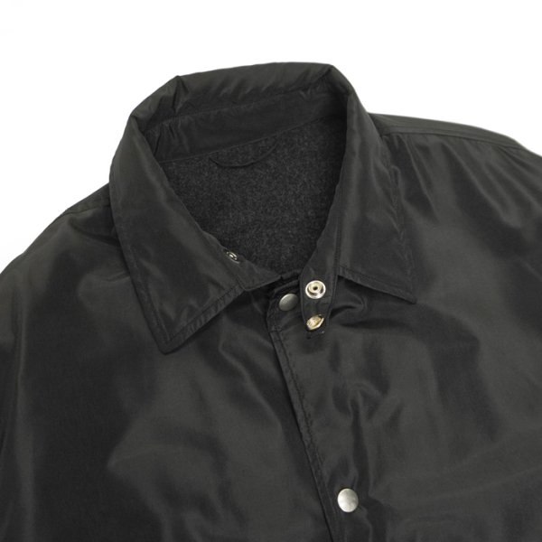 画像4: KAPTAIN SUNSHINE（キャプテンサンシャイン）Silk Poly Coach Jacket（シルクポリコーチジャケット）"High Count Silk Polyester Weather" / Black（ブラック） (4)