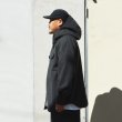 画像9: MODMNT（モドメント）TWEED KNIT HOODED SHIRT（ツウィードニットフーデットシャツ）/ Black（ブラック） (9)