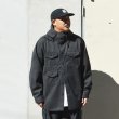 画像8: MODMNT（モドメント）TWEED KNIT HOODED SHIRT（ツウィードニットフーデットシャツ）/ Black（ブラック） (8)