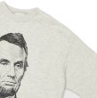 画像3: Sloppy Supply(スラッピーサプライ)NEO Vintage Sweat Shirt(ネオヴィンテージスウェットシャツ)"DEAD PRESIDENT" / Grey(グレー) (3)