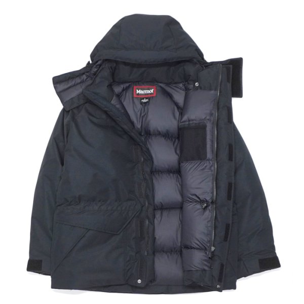 画像3: Marmot（マーモット）Manmmoth Down Parka（マンモスダウンパーカー）"WINDSTOPPER BY GORE-TEX LABS" / Black（ブラック） (3)