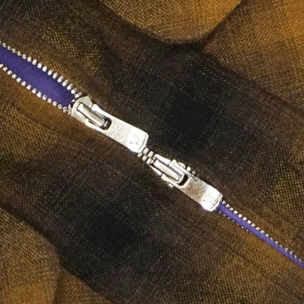 画像8: 【PointUp10%11/10迄】NEEDLES（ニードルズ）Sport Jacket（スポーツジャケット）"Wool Omble Plaid" / Brown（ブラウン） (8)