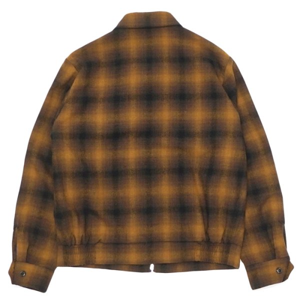 画像2: 【PointUp10%11/10迄】NEEDLES（ニードルズ）Sport Jacket（スポーツジャケット）"Wool Omble Plaid" / Brown（ブラウン） (2)