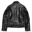 画像2: 【PointUp10%11/10迄】Y'2 LEATHER(ワイツーレザー)Vintage Horse D-Pocket Double Riders(ヴィンテージホース Dポケットダブルライダース)/ Black(ブラック) (2)