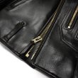 画像7: 【PointUp10%11/10迄】Y'2 LEATHER(ワイツーレザー)Vintage Horse D-Pocket Double Riders(ヴィンテージホース Dポケットダブルライダース)/ Black(ブラック) (7)