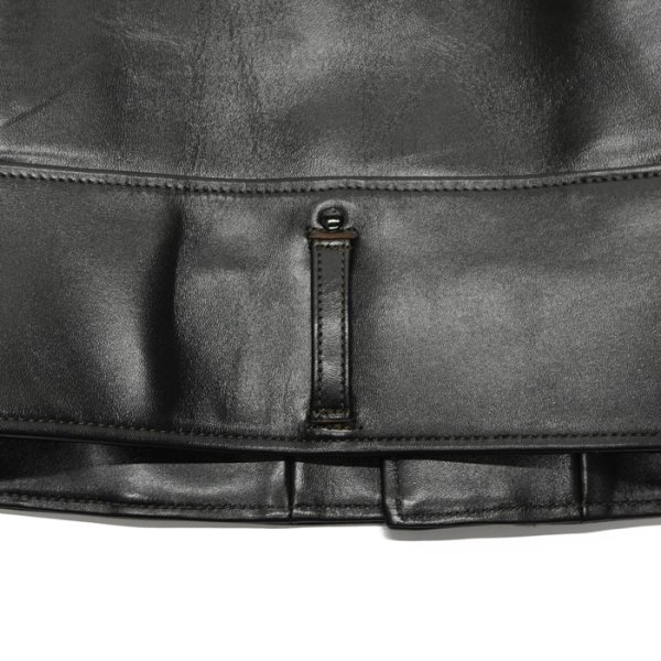 画像11: 【PointUp10%11/10迄】Y'2 LEATHER(ワイツーレザー)Vintage Horse D-Pocket Double Riders(ヴィンテージホース Dポケットダブルライダース)/ Black(ブラック) (11)