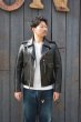 画像16: 【PointUp10%11/10迄】Y'2 LEATHER(ワイツーレザー)Vintage Horse D-Pocket Double Riders(ヴィンテージホース Dポケットダブルライダース)/ Black(ブラック) (16)
