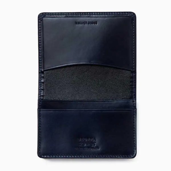画像2: BEORMA(ベオーマ)GUSSETED CARD CASE(ガセットカードケース)/ Navy(ネイビー) (2)