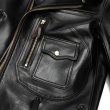 画像6: 【PointUp10%11/10迄】Y'2 LEATHER(ワイツーレザー)Vintage Horse D-Pocket Double Riders(ヴィンテージホース Dポケットダブルライダース)/ Black(ブラック) (6)