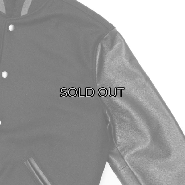 画像7: ※Exclusive※ Settlemier's（セトルマイヤーズ）Award Jacket（アワードジャケット） / Black×Grey（ブラック×グレー） (7)