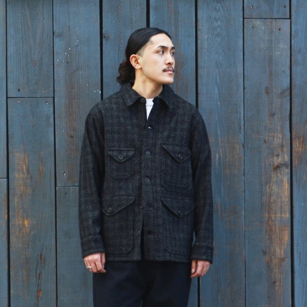 画像8: Post O'Alls（ポストオーバーオールズ）CRUZER 5-R（クルーザー 5-R）"wool/cotton nep" / Solt&Pepper（ソルト＆ペッパー） (8)