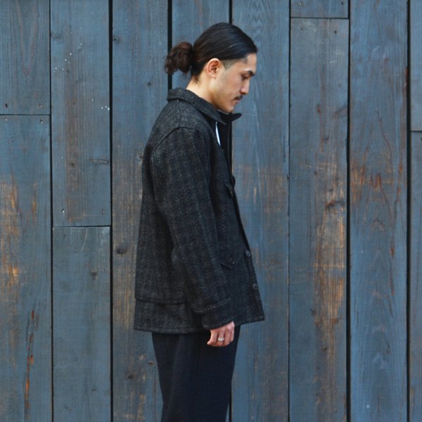 画像9: Post O'Alls（ポストオーバーオールズ）CRUZER 5-R（クルーザー 5-R）"wool/cotton nep" / Solt&Pepper（ソルト＆ペッパー） (9)