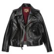 画像1: 【PointUp10%11/10迄】Y'2 LEATHER(ワイツーレザー)Vintage Horse D-Pocket Double Riders(ヴィンテージホース Dポケットダブルライダース)/ Black(ブラック) (1)