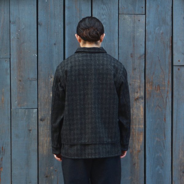 画像10: Post O'Alls（ポストオーバーオールズ）CRUZER 5-R（クルーザー 5-R）"wool/cotton nep" / Solt&Pepper（ソルト＆ペッパー） (10)