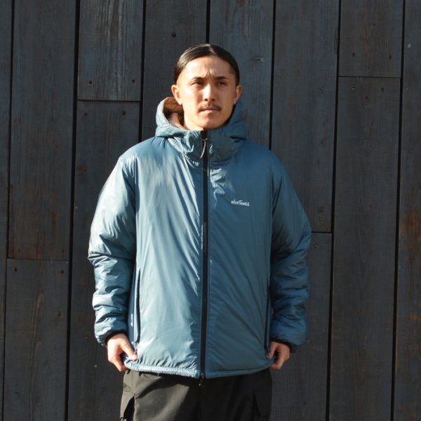 画像8:  WILD THINGS（ワイルドシングス）REVERSIBLE BELEY JACKET（リバーシブルビレイジャケット）”PRIMALOFT BLACK INSULATION+PERTEX QUANTUM" / Beige×R,Blue（ベージュ×ブルー） (8)