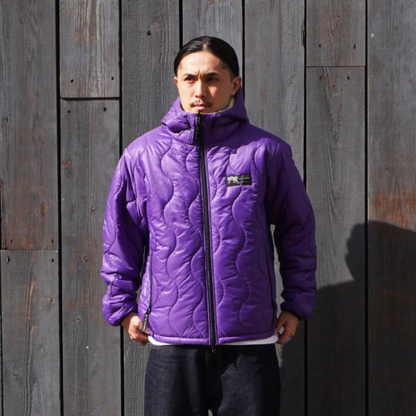 画像7: WILD THINGS（ワイルドシングス）REVERSIBLE BELEY JACKET（リバーシブルビレイジャケット）”PRIMALOFT BLACK INSULATION+PERTEX QUANTUM" / Purple×Climber（パープル×クライマー） (7)