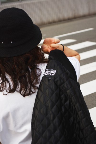 画像15: ※Exclusive※ Settlemie's(セトルマイヤーズ)Award Jacket(アワードジャケット) / Black×Grey(ブラック×グレー) (15)