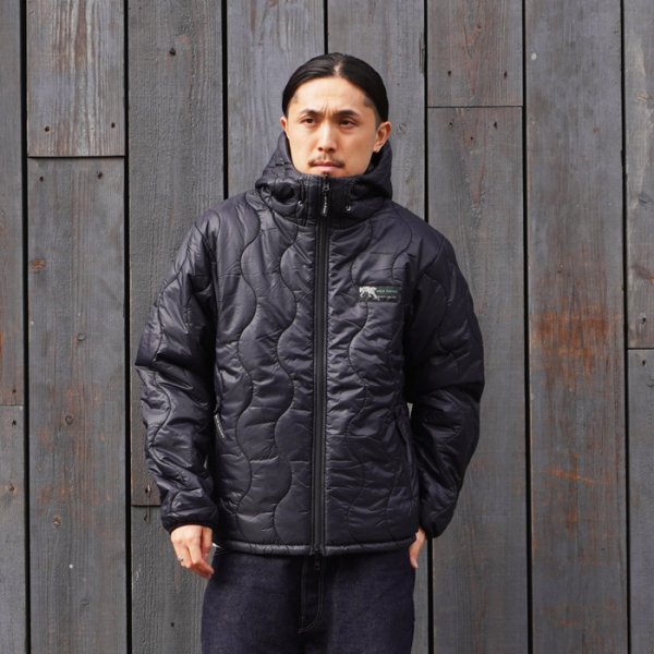 画像7: WILD THINGS（ワイルドシングス）REVERSIBLE BELEY JACKET（リバーシブルビレイジャケット）”PRIMALOFT BLACK INSULATION+PERTEX QUANTUM" / Black×Black（ブラック×ブラック） (7)