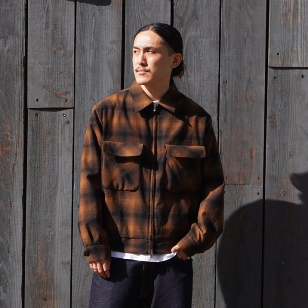 画像10: 【PointUp10%11/10迄】NEEDLES（ニードルズ）Sport Jacket（スポーツジャケット）"Wool Omble Plaid" / Brown（ブラウン） (10)