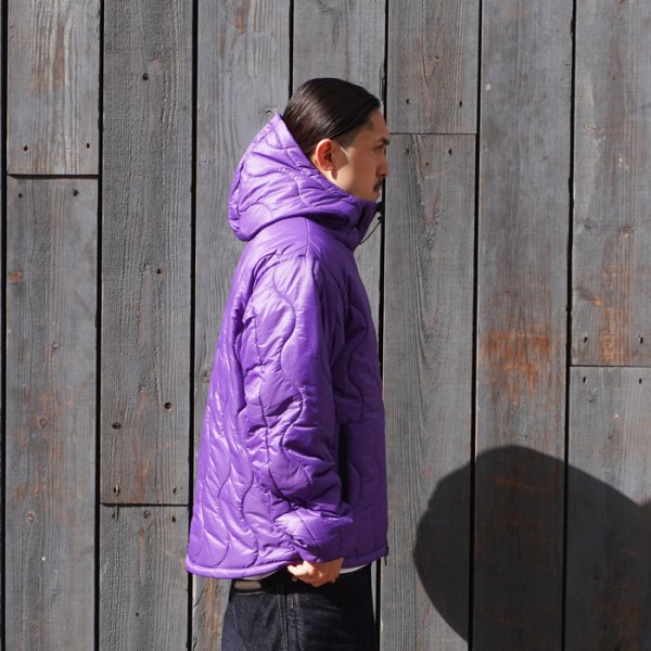 画像9: WILD THINGS（ワイルドシングス）REVERSIBLE BELEY JACKET（リバーシブルビレイジャケット）”PRIMALOFT BLACK INSULATION+PERTEX QUANTUM" / Purple×Climber（パープル×クライマー） (9)