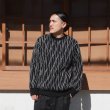 画像7: COOHEM(コーヘン)RANDOM INLAY STRIPE KNIT PULLOVER(ランダムインレイストライプニットプルオーバー)/ Black(ブラック) (7)