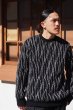 画像10: COOHEM(コーヘン)RANDOM INLAY STRIPE KNIT PULLOVER(ランダムインレイストライプニットプルオーバー)/ Black(ブラック) (10)