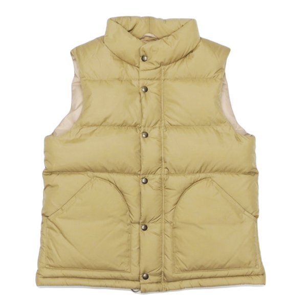 画像3: SIERRA DESIGNS（シエラデザイン）ZIP DOWN VEST（ジップダウンベスト）/ Black（ブラック）・V,Tan（ヴィンテージタン） (3)