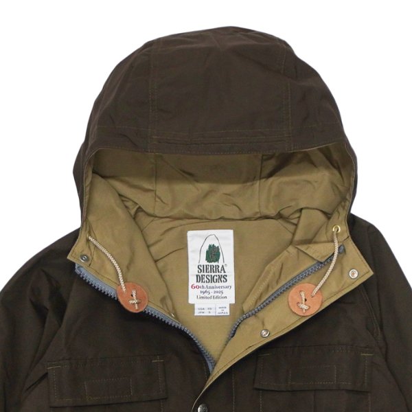 画像5: SIERRA DESIGNS（シエラデザイン）60TH Anniversary  MOUNTAIN PARKA（60周年記念マウンテンパーカー）"Made in Japan" / O,D×Mushroom（オリーブドラブ×マッシュルーム） (5)
