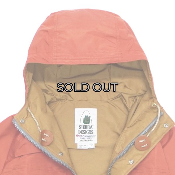 画像5: SIERRA DESIGNS（シエラデザイン）60TH Anniversary  MOUNTAIN PARKA（60周年記念マウンテンパーカー）"Made in Japan" / Rust×V.Tan（ラスト×ヴィンテージタン） (5)